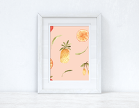 Fruity Summer Blush Summer Seasonal Wall Home Decor Print