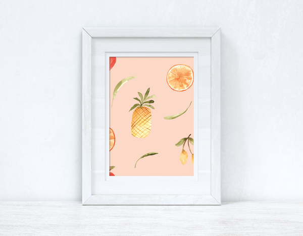 Fruity Summer Blush Summer Seasonal Wall Home Decor Print