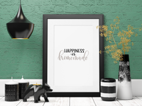 Happiness Is Homemade 2022 Simple Home Wall Decor Print