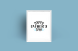 Happy Father's Day Blue Hearts Fathers Day Collection