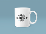 Happy Father's Day Blue Hearts Fathers Day Collection