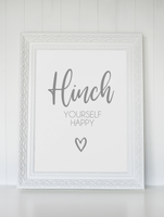 Hinch Yourself Happy Heart Cleaning Home Wall Decor Print