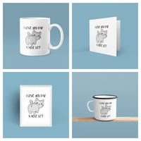 I Love You Dad A Hole Lot Cat Fathers Day Collection