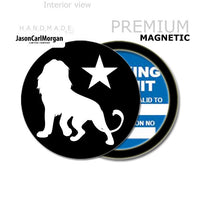 Lion 90mm Magnetic Parking Permit Windscreen Disc Holder