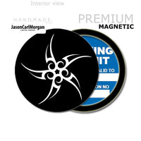 Tribal Star 90mm Magnetic Parking Permit Windscreen Disc Holder