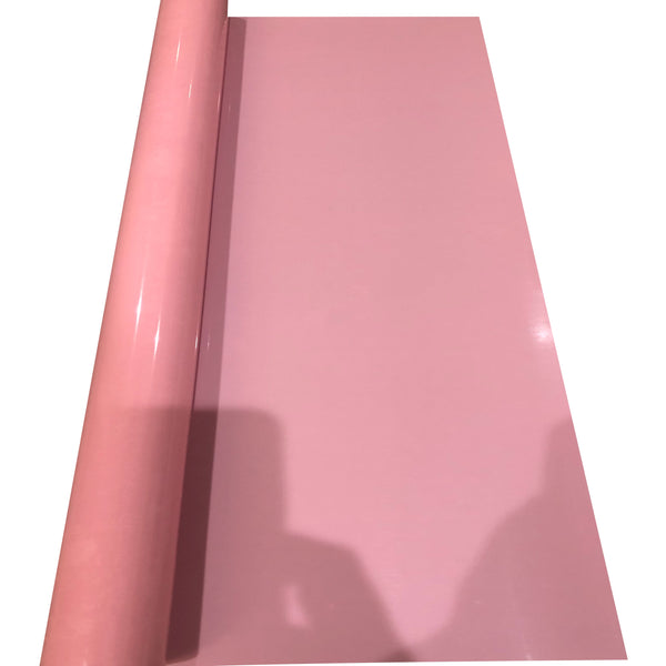 HTV Iron On Vinyl Roll 500mm Wide, Soft Pink