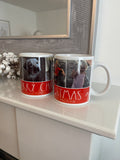 Personalised Text & Photo Picture Merry Christmas Ceramic Mug
