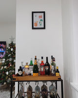 4 Cocktails Drink Alcohol Wall Decor Print