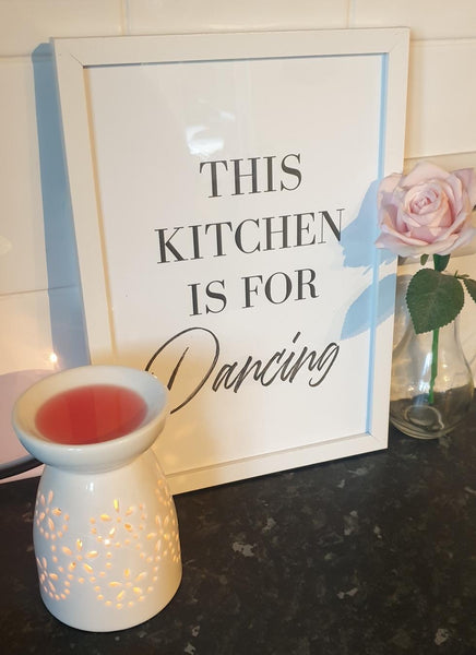 This Kitchen Is Made For Dancing Simple Wall Decor Print
