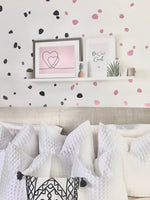 Assorted Shapes Wall Stickers Decal Bedroom Kids Nursery Dressing Room Home Decor Decal *Excludes Rose Gold & Chromes & Glitter Colours - ONE COLOUR/SHAPE PER A PACK