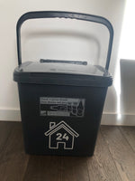 Wheelie Bin Caddy Recycle Home Decor Rose House Number Sticker Label