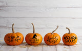 Assorted Designs Halloween Pumpkin Window Door Halloween Sticker Labels