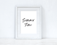 Summer Time Summer Seasonal Wall Home Decor Print