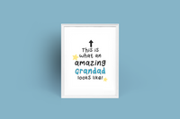 This Is What An Amazing Grandad Looks Like Fathers Day Collection