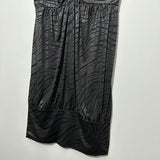 Quiz Ladies Dress Bodycon Black Size 10 Polyester Short