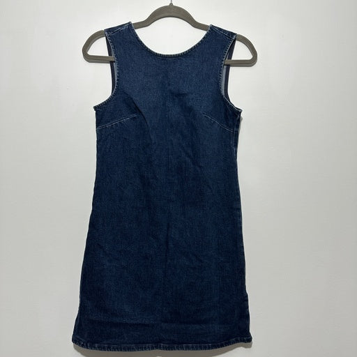 ASOS Ladies  Pinafore/Dungaree Dress Blue Size 10 Cotton Blend Short Denim