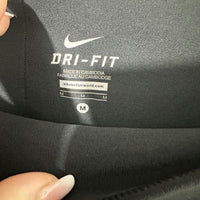 Nike Ladies Activewear Shorts Athletic Black Size M Medium Polyester Dri-Fit