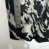 Wallis Ladies Dress A-Line Black Size 10 Viscose Short Petite Pocket Front