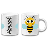 Adorable Bee Insect Personalised Your Name Gift Mug