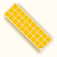 Bright Yellow Gloss 2 in SQ Vinyl Wall Tile Stickers Kitchen & Bathroom Transfers