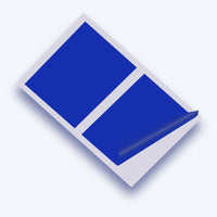 Briliiant Blue Gloss 10 x 8 inch SQ Vinyl Wall Tile Stickers Kitchen & Bathroom Transfers