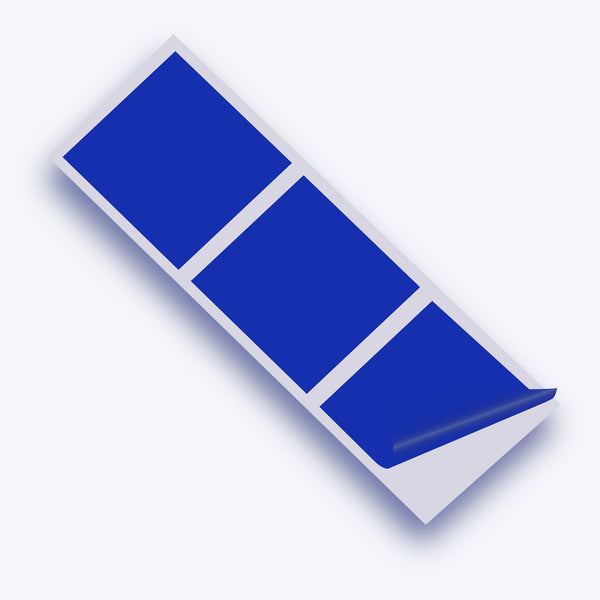 Briliiant Blue Gloss 150mm SQ Vinyl Wall Tile Stickers Kitchen & Bathroom Transfers