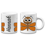 Adorable Butterfly Insect Personalised Your Name Gift Mug