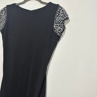 Vicky Martin Ladies Dress Bodycon Black Size 8 Polyester Short