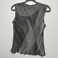Wallis Ladies T-Shirt Top  Black Size 14 Polyester Sleeveless