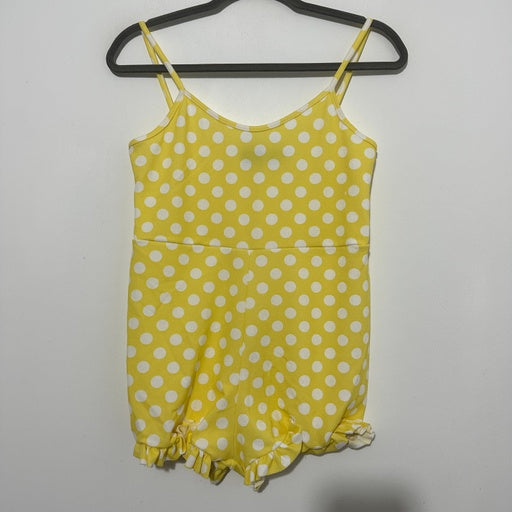 I Saw It First Ladies One-Piece Playsuit  Yellow Size 8 Polyester Dotted