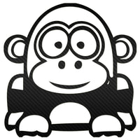 Funny Cartoon Gorilla Sticker