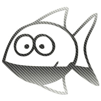 Funny Cartoon Fish Sticker