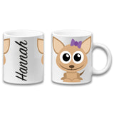 Adorable Chihuahua Dog Personalised Your Name Gift Mug