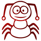 Funny Cartoon Insect Sticker