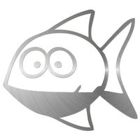 Funny Cartoon Fish Sticker