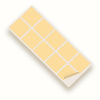 Cream Matte 100mm SQ Vinyl Wall Tile Stickers Kitchen & Bathroom Transfers