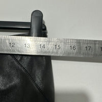 River Island Ladies Skirt Straight & Pencil Black Size 10 Polyurethane Short Lea