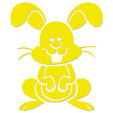 Cartoon Bunny Iron On HTV Transfer