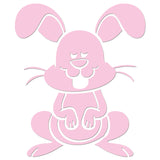 Cartoon Bunny Iron On HTV Transfer