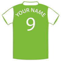 Personalised Football Shirt Sticker