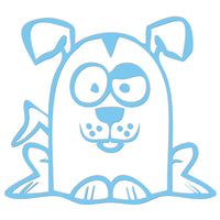 Funny Cartoon Dog Sticker