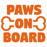 Paws On Board Sticker