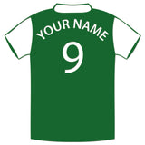Personalised Football Shirt Sticker