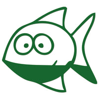 Funny Cartoon Fish Sticker