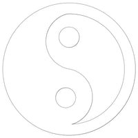Yin Yang Sticker