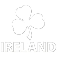 Shamrock Ireland Iron On HTV Transfer