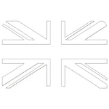 Union Jack Iron On HTV Transfer