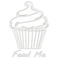 Cupcake Sticker