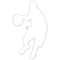 Basketball Player Sticker