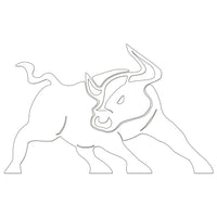 Bull Raton Sticker
